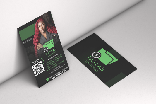 Tax Pro Business Card Design (Printing Available)
